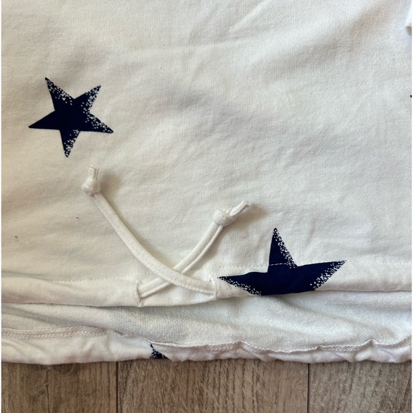 Belle Beach by Kim Gravel French Terry Seaside Drawstring Top American Stars 4X - Picture 3 of 10
